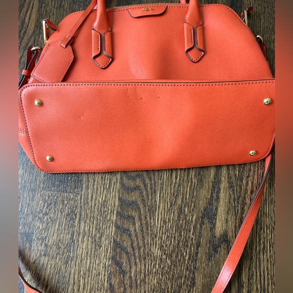 EUC Ralph Lauren Hand Bag, Orange - Picture 5 of 6